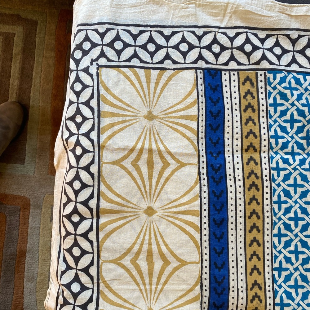 NEW BLOCK INDIAN PRINT SARONG/SCARF/WRAP